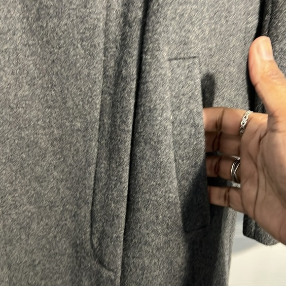 Mossimo Women's Wool Blend Lined Heavy Zipper Front Coat - Size Medium - Picture 3 of 9